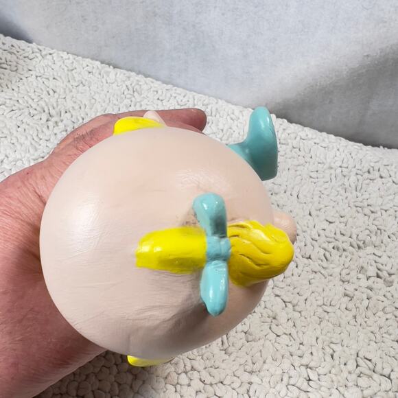 Peanuts Baby Sally Vintage Hand Painted Ceramic RARE 1968 Shultz Charlie Brown - Picture 11 of 15